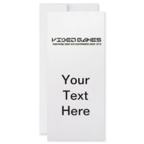 Video Games: Improving Hand Eye Coordination Personalized Rack Card