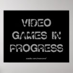 Video Games  Poster Template posters