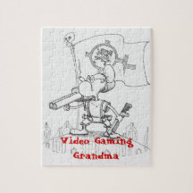 Video Gaming Grandma Puzzles