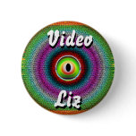 Video Lizard Pinback Buttons