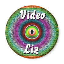 Video Lizard Fridge Magnet