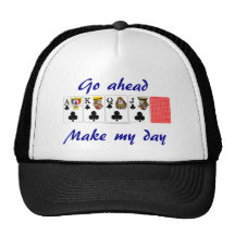Video Poker : go ahead make my day  Cap Hat