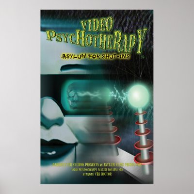 Video Psychotherapy Print by masonverger