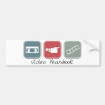 Video Yearbook (Squares) Bumper Sticker
