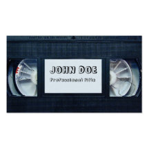 Videotape Business Card Templates