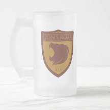 Vidrio real de la cerveza inglesa del rugido del l taza