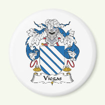 Viegas Family Crest Magnet