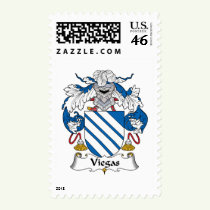 Viegas Family Crest Stamps