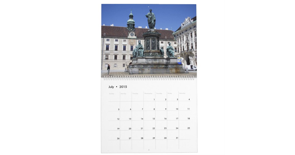 Vienna Austria 24 Month Calendar Zazzle
