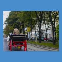 Vienna Carriage in oil posters