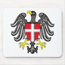 Vienna Coat of Arms Mousepad by FlagTshirts Vienna Coat of Arms Mousepad