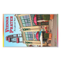 Vienna - Colorful Prater Park Rectangular Sticker