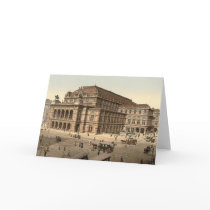 Vienna Opera House Blank Card by MadLizzy Vienna Opera House Blank Card