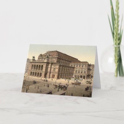 Vienna Opera House Blank Card