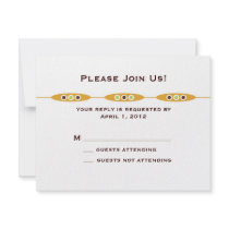 Vienna Response Card:  Sorbet Custom Invitation