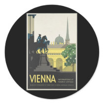 Vienna Round Stickers