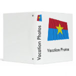 Viet Cong Waving Flag 3 Ring Binder