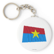 Viet Cong Waving Flag Keychains