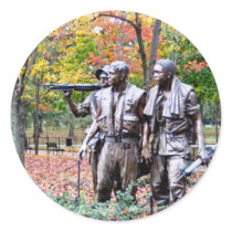 Viet Nam Memorial - Washington D.C. Round Stickers