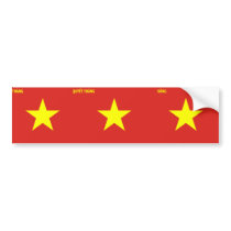 Viet Nam Peoples Army, Vietnam flag Bumper Stickers