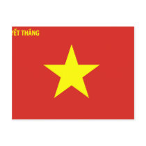 Viet Nam Peoples Army, Vietnam flag Post Card
