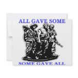 Vietnam All Gave Some &amp; Some Gave All Custom Invitations