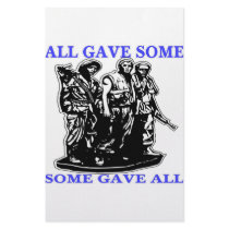 Vietnam All Gave Some & Some Gave All stationery