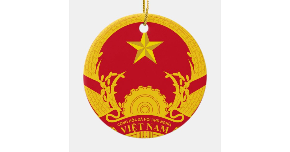 vietnam christmas tree ornament zazzle vietnam christmas ornament