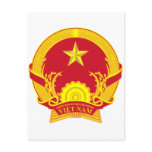 VIETNAM COAT OF ARMS. VIET SYMBOL postcards
