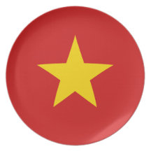 Vietnam Fisheye Flag Plate