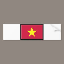 Vietnam Flag bumper stickers