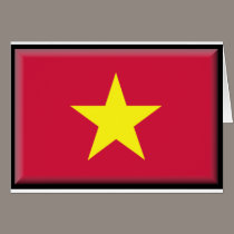 Vietnam Flag cards