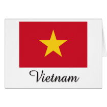 Vietnam Flag Design cards by flagshirt Vietnam Flag Design cards