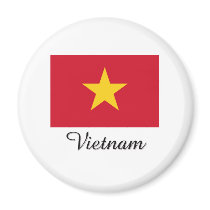 Vietnam Flag Design magnets by flagshirt Vietnam Flag Design magnets