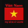 Vietnam Flag Map Text T-Shirt