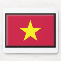 Vietnam Flag mousepads