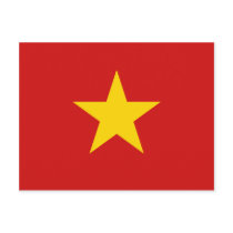 Vietnam Flag Postcard