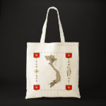 Vietnam Map Flag Border Bag