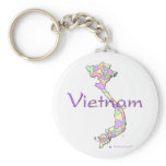 Vietnam Map keychains