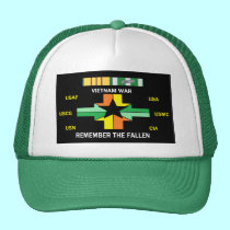 VIETNAM - REMEMBER THE FALLEN hats