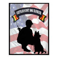 Vietnam Scout Dog Handler Poster