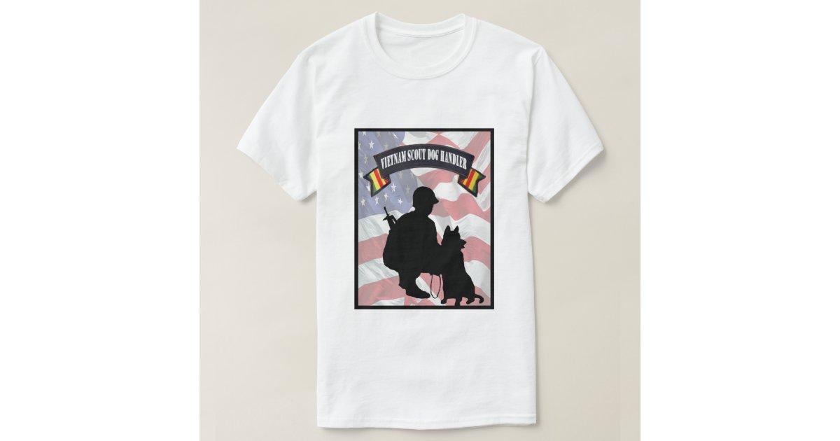 Vietnam Scout Dog Handler TShirt Zazzle