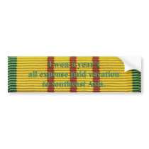 Vietnam service bumper sticker
