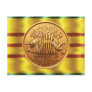 Vietnam service medal post card