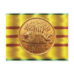 Vietnam service medal post card postcards