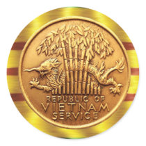 Vietnam service medal sticker
