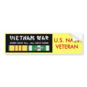 VIETNAM SERVICE RIBBONS - NAVY VET bumper stickers by drphill1946 VIETNAM SERVICE RIBBONS - NAVY VET bumper stickers