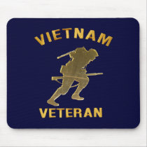 VIETNAM SOLDIER IN GOLD Gifts Mouse Pads