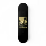 vietnam southeast asia art deco retro travel custom skateboard