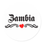 Vietnam Tattoo Style Round Stickers